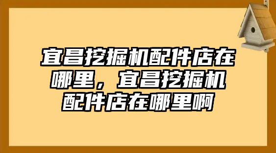 宜昌挖掘機配件店在哪里，宜昌挖掘機配件店在哪里啊