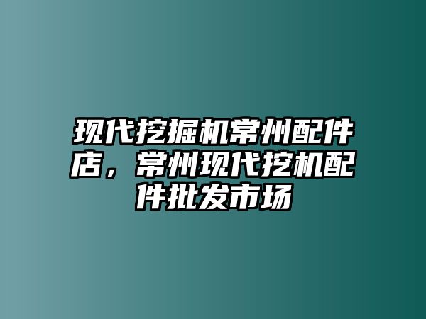 現代挖掘機常州配件店，常州現代挖機配件批發市場