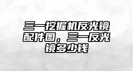 三一挖掘機反光鏡配件圖，三一反光鏡多少錢