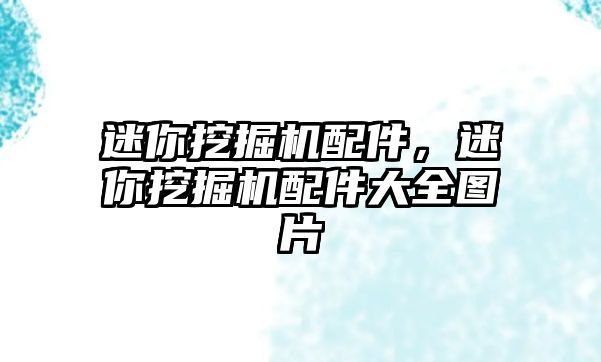 迷你挖掘機配件，迷你挖掘機配件大全圖片