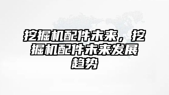 挖掘機(jī)配件未來(lái)，挖掘機(jī)配件未來(lái)發(fā)展趨勢(shì)