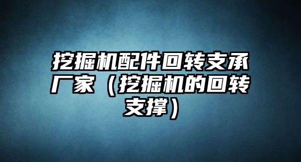 挖掘機配件回轉支承廠家（挖掘機的回轉支撐）