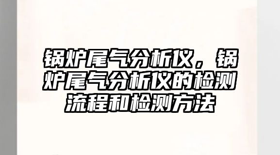 鍋爐尾氣分析儀，鍋爐尾氣分析儀的檢測(cè)流程和檢測(cè)方法