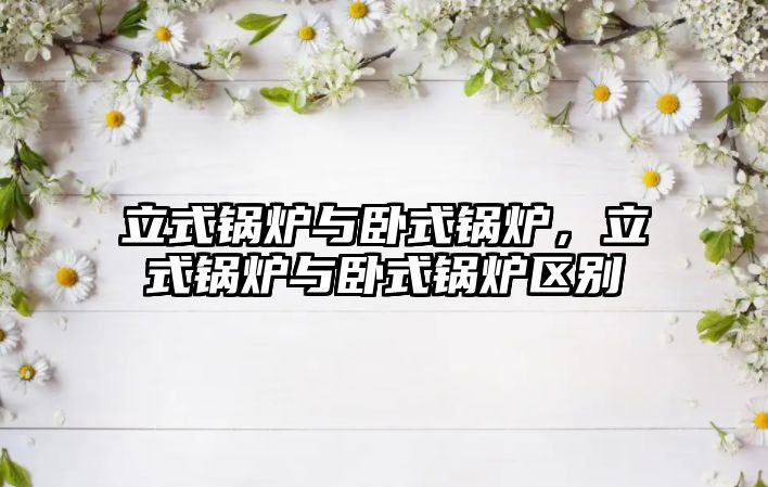 立式鍋爐與臥式鍋爐，立式鍋爐與臥式鍋爐區(qū)別