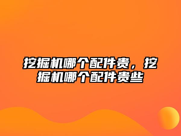 挖掘機哪個配件貴，挖掘機哪個配件貴些