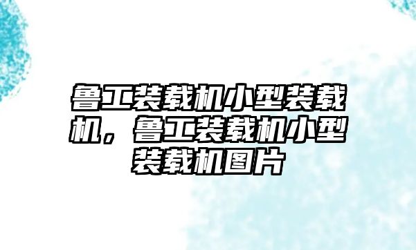 魯工裝載機小型裝載機，魯工裝載機小型裝載機圖片