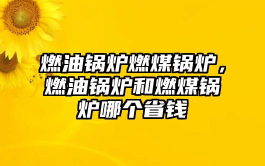 燃油鍋爐燃煤鍋爐，燃油鍋爐和燃煤鍋爐哪個省錢