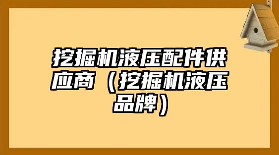 挖掘機液壓配件供應(yīng)商（挖掘機液壓品牌）