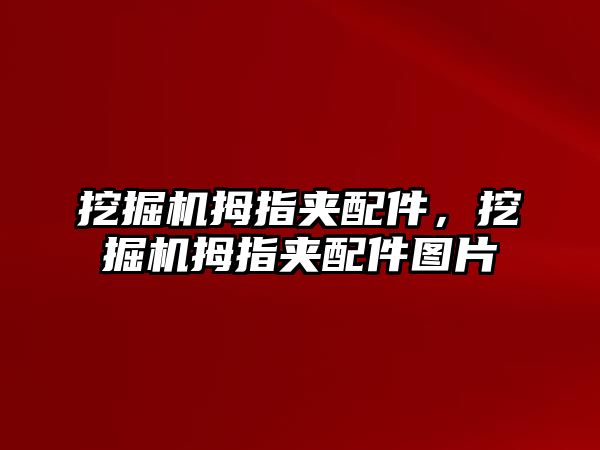 挖掘機拇指夾配件，挖掘機拇指夾配件圖片