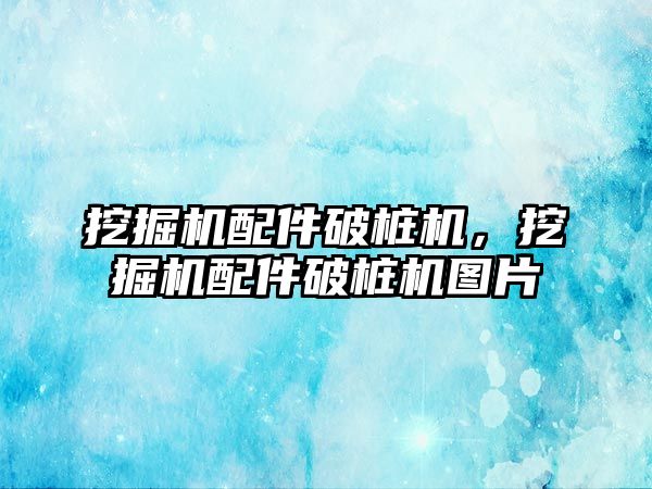 挖掘機配件破樁機，挖掘機配件破樁機圖片