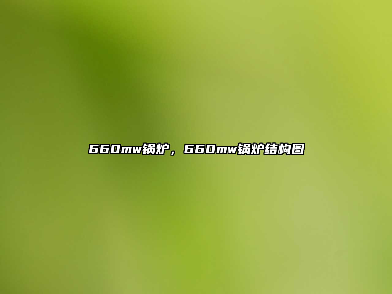 660mw鍋爐，660mw鍋爐結構圖