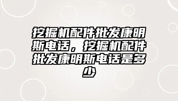 挖掘機配件批發(fā)康明斯電話，挖掘機配件批發(fā)康明斯電話是多少