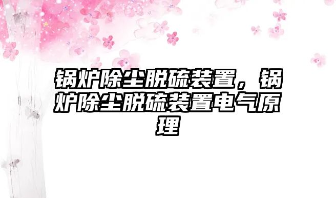 鍋爐除塵脫硫裝置，鍋爐除塵脫硫裝置電氣原理