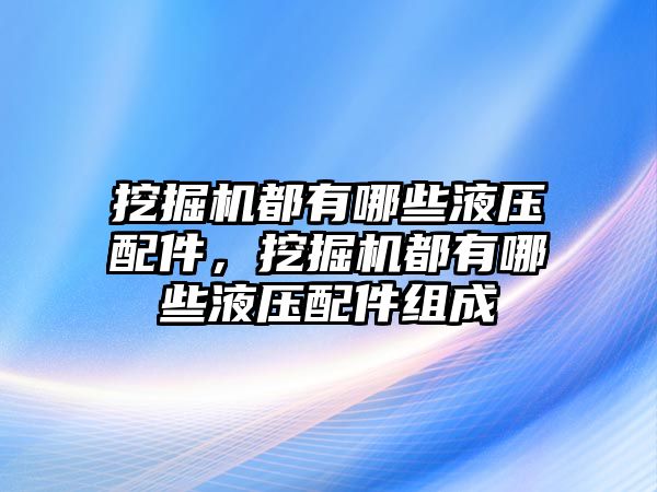 挖掘機都有哪些液壓配件，挖掘機都有哪些液壓配件組成