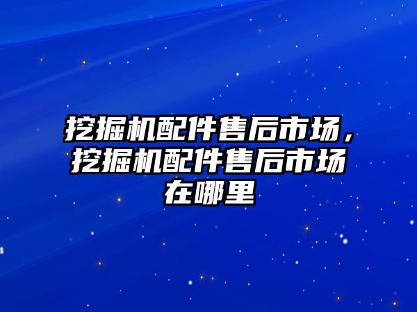 挖掘機配件售后市場，挖掘機配件售后市場在哪里