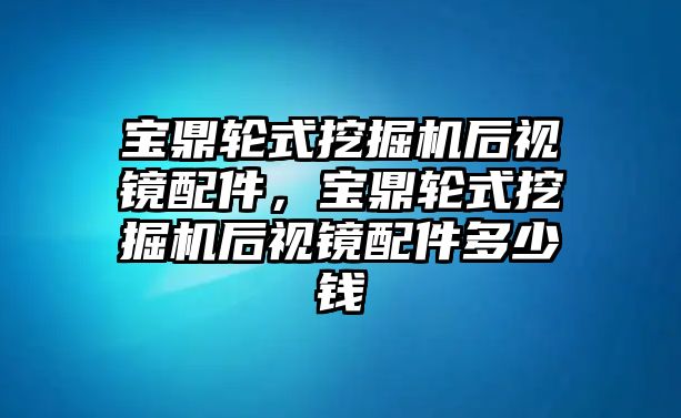 寶鼎輪式挖掘機后視鏡配件，寶鼎輪式挖掘機后視鏡配件多少錢