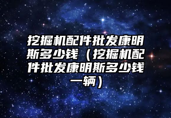 挖掘機配件批發康明斯多少錢（挖掘機配件批發康明斯多少錢一輛）