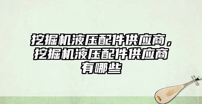 挖掘機液壓配件供應(yīng)商，挖掘機液壓配件供應(yīng)商有哪些