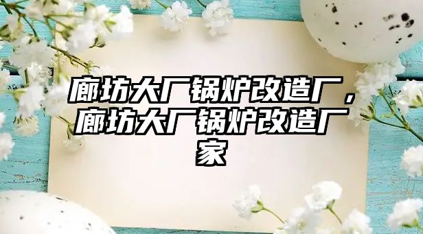 廊坊大廠鍋爐改造廠，廊坊大廠鍋爐改造廠家