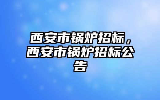 西安市鍋爐招標，西安市鍋爐招標公告