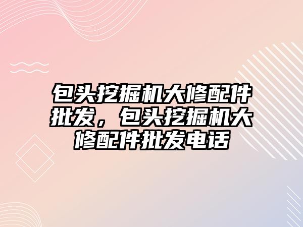 包頭挖掘機大修配件批發，包頭挖掘機大修配件批發電話