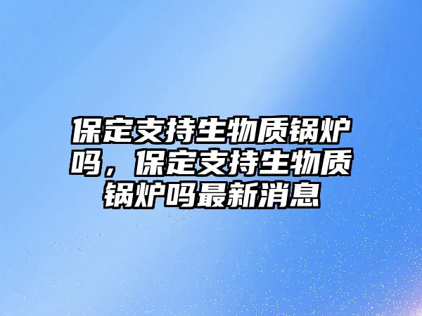 保定支持生物質鍋爐嗎，保定支持生物質鍋爐嗎最新消息