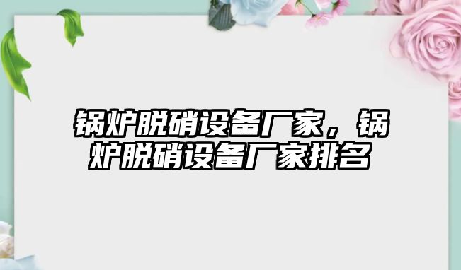 鍋爐脫硝設備廠家，鍋爐脫硝設備廠家排名