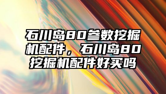 石川島80參數挖掘機配件，石川島80挖掘機配件好買嗎