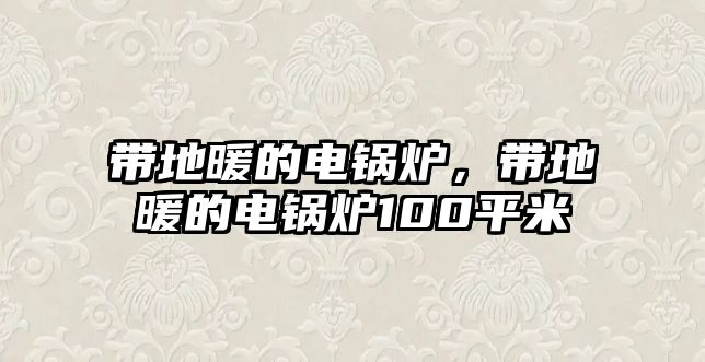 帶地暖的電鍋爐，帶地暖的電鍋爐100平米