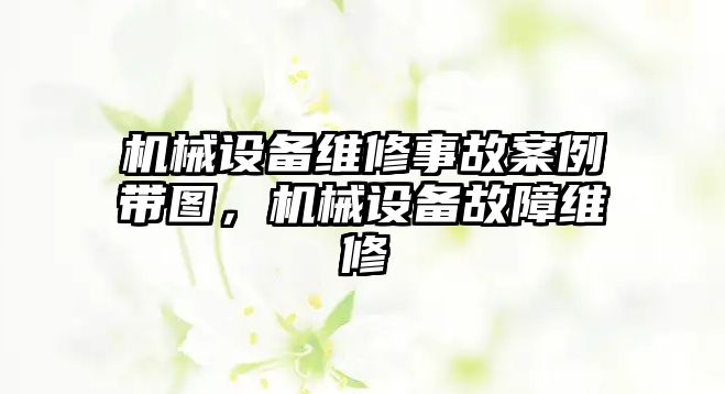 機械設備維修事故案例帶圖，機械設備故障維修