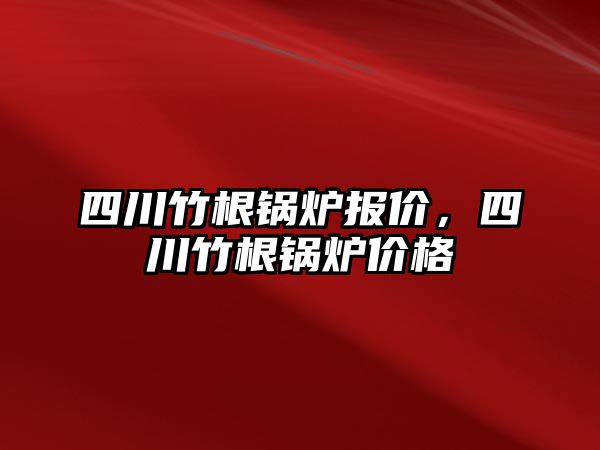 四川竹根鍋爐報價，四川竹根鍋爐價格