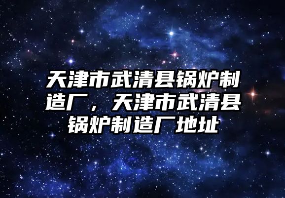 天津市武清縣鍋爐制造廠，天津市武清縣鍋爐制造廠地址