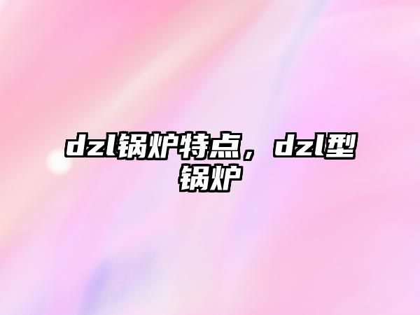 dzl鍋爐特點，dzl型鍋爐