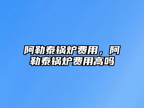 阿勒泰鍋爐費用，阿勒泰鍋爐費用高嗎