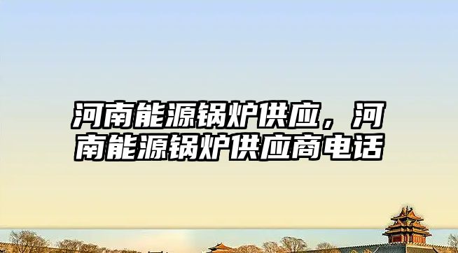 河南能源鍋爐供應，河南能源鍋爐供應商電話