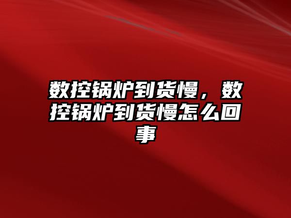 數控鍋爐到貨慢，數控鍋爐到貨慢怎么回事