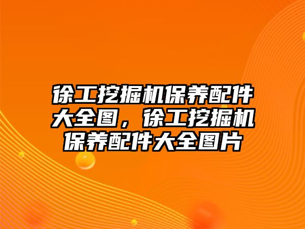 徐工挖掘機保養配件大全圖，徐工挖掘機保養配件大全圖片