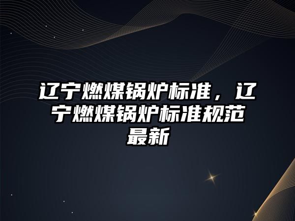 遼寧燃煤鍋爐標準，遼寧燃煤鍋爐標準規范最新