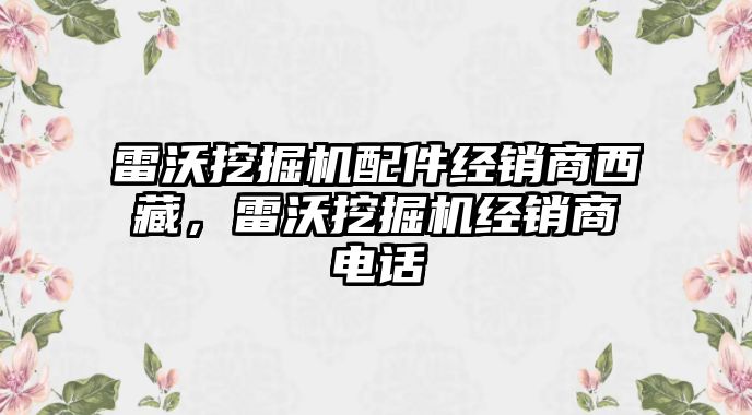 雷沃挖掘機配件經銷商西藏，雷沃挖掘機經銷商電話