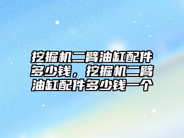 挖掘機二臂油缸配件多少錢，挖掘機二臂油缸配件多少錢一個