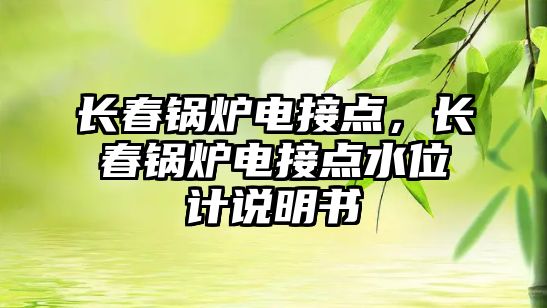 長(zhǎng)春鍋爐電接點(diǎn)，長(zhǎng)春鍋爐電接點(diǎn)水位計(jì)說明書