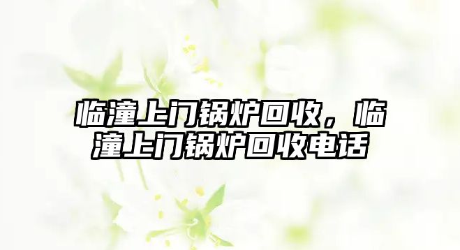 臨潼上門鍋爐回收，臨潼上門鍋爐回收電話