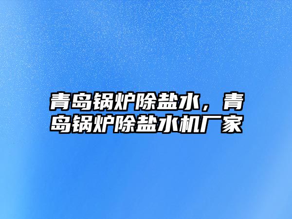 青島鍋爐除鹽水，青島鍋爐除鹽水機廠家