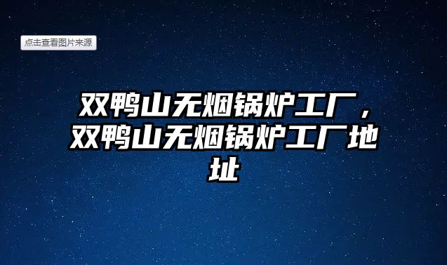 雙鴨山無煙鍋爐工廠，雙鴨山無煙鍋爐工廠地址