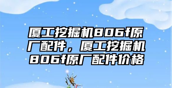 廈工挖掘機(jī)806f原廠配件，廈工挖掘機(jī)806f原廠配件價(jià)格