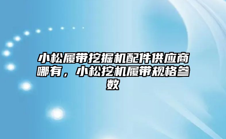 小松履帶挖掘機配件供應商哪有，小松挖機履帶規(guī)格參數(shù)