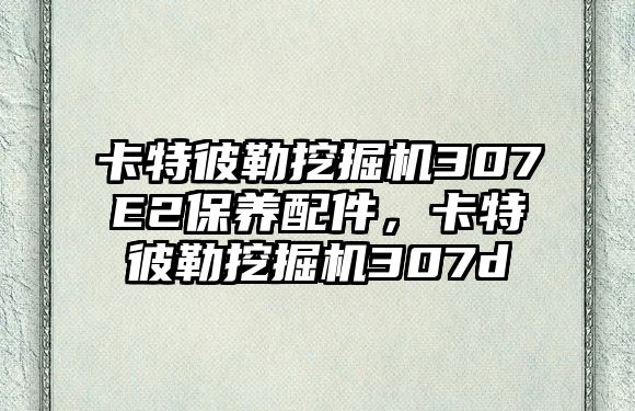 卡特彼勒挖掘機(jī)307E2保養(yǎng)配件，卡特彼勒挖掘機(jī)307d