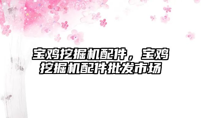 寶雞挖掘機配件，寶雞挖掘機配件批發市場