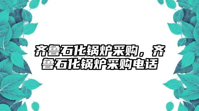 齊魯石化鍋爐采購，齊魯石化鍋爐采購電話