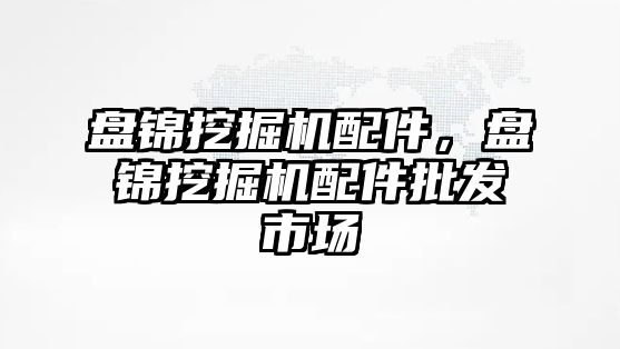 盤錦挖掘機配件，盤錦挖掘機配件批發市場